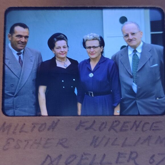 Original Red Kodachrome Slide 1954 Funeral In San Diego Lot Of 2 Vtg - Picture 3 of 3